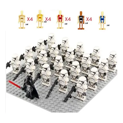 (41pcs) 41pcs Star Wars Darth Vader Storm Troopers Minifigures Kids Toys Xmas Gifts