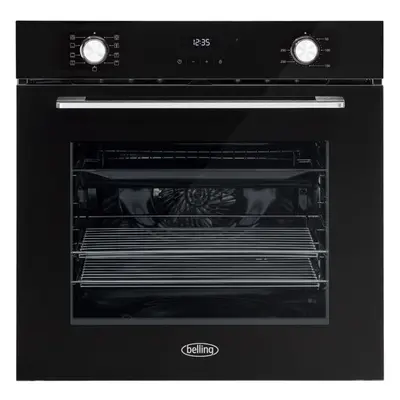 Belling BI603MF BLK - Black Built in Electric Single Oven - Easy cleaning - A energy