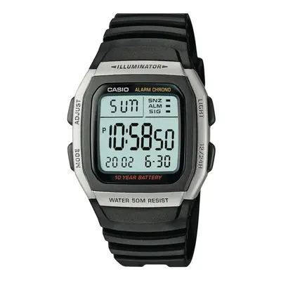 Casio Men's Digital Sports Watch | Stainless Steel & Rubber Watch