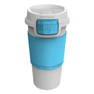 Premier Housewares Contigo Morgan White and Ocean Autoseal Mug - 355ml