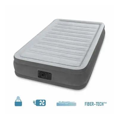 Intex Inflatable Single Mattress with Integrated Pump