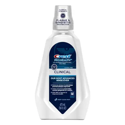 Crest Pro-Health Clinical Deep Clean Mint Mouthwash Ml