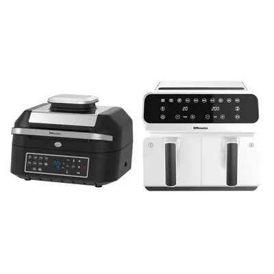 Emtronics Air Fryer 6.3 & White Litre Kitchen Set