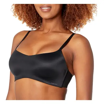 Calvin Klein Women's Liquid Touch Lightly Lined Scoop Neck Bra Black