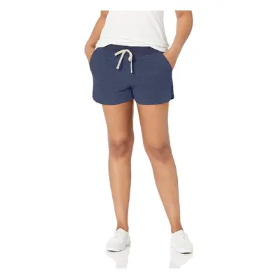 Amazon Essentials Womens French Terry Fleece Short Navy Heather Larg