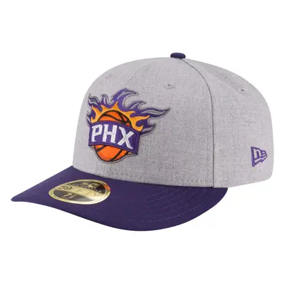 NBA Phoenix Suns Men's Low Profile 59FIFTY Fitted Cap, 7.25, Heather Gray