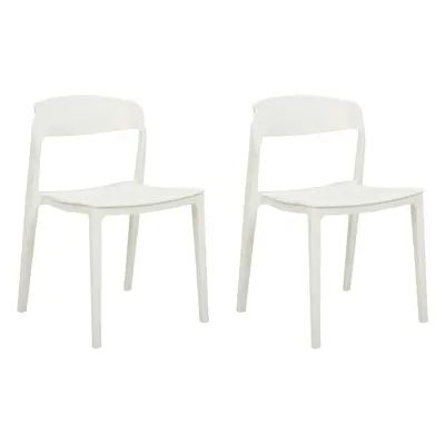 Set of Dining Chairs SOMERS White