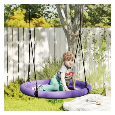 AIYAPLAY Nest Swing Seat, cm Saucer Tree Swing Set for Kids, Purple