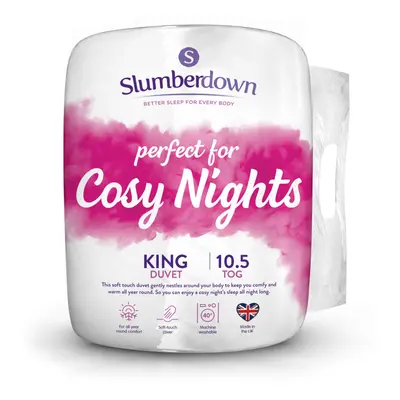 (10.5 Tog, King) Slumberdown Cosy Nights Duvet UK Made