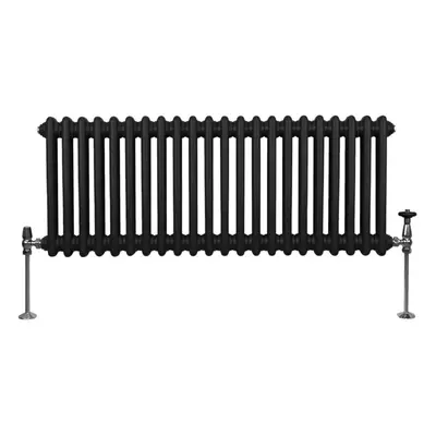 (300mm x 1012mm, Black) Traditional Column Radiator Heater