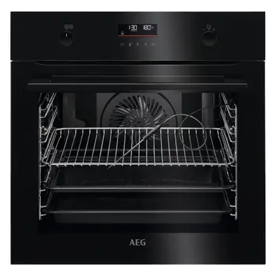 AEG Built-In Electric Single Oven - Black - A+ Rated - BPK556260B