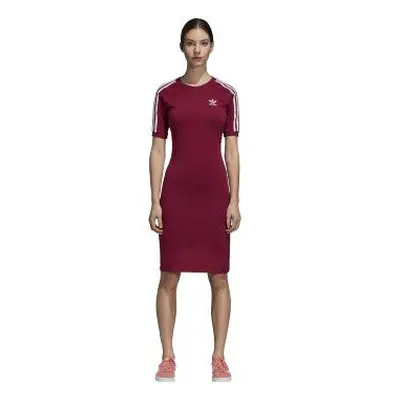 adidas Originals Women's Stripes Dress mystery ruby