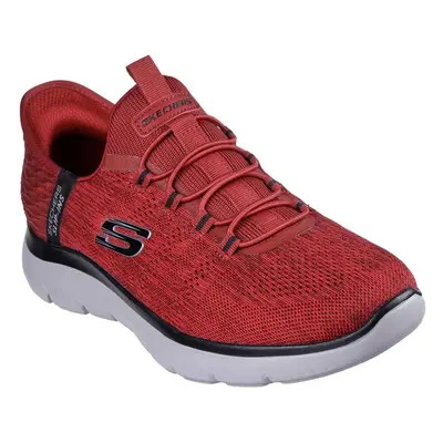 (6 UK, Red/Black) Skechers Mens Summits Key Pace Slip-In Trainers