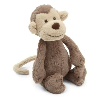 Jellycat Bashful Monkey Stuffed Animal Small inches