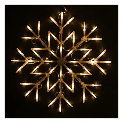 (WARM WHITE) Christmas Snowflake LED Lights for Decorations