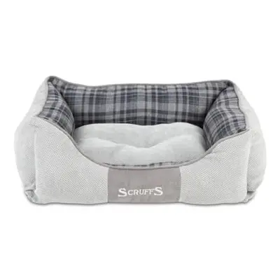 Highland Small Dog or Cat Box Bed (S), x 40cm, Grey