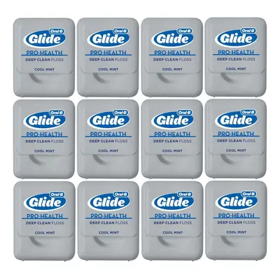 Glide Deep Clean Floss Cool Mint 43.70 Yards (Pack of 12)