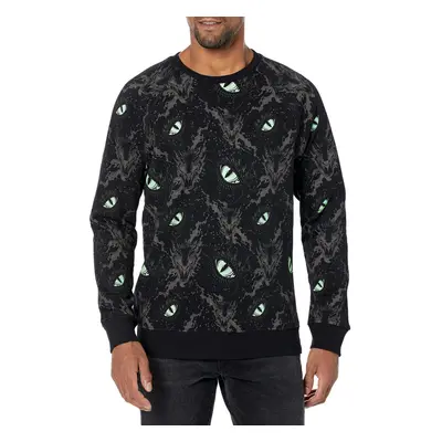 Disney Villains x Heidi Klum Maleficent Eyes Pullover Fleece Black