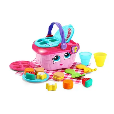 LeapFrog Shapes & Sharing Picnic Basket Pink 6.22 x 8.66 x 6.69 inche