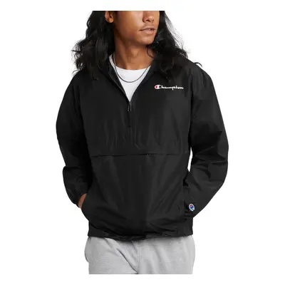 Champion mens Stadium Packable Left Chest Script Jacket Black-54936