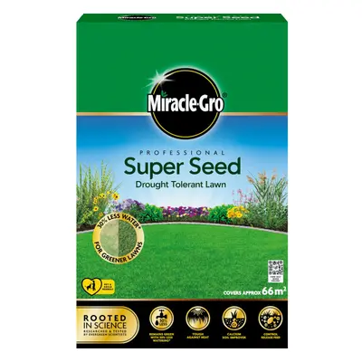 Miracle-Gro Professional Super Seed Drought Tolerant Lawn Seed - 2kg