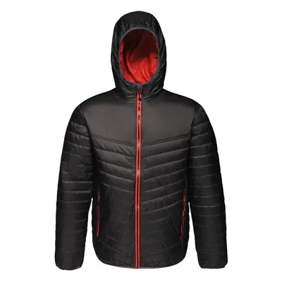 (3XL, Black/Red) Regatta Mens Firedown Padded Jacket