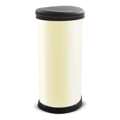 curver Deco 40L Refuse Bin, Litre, Ivory