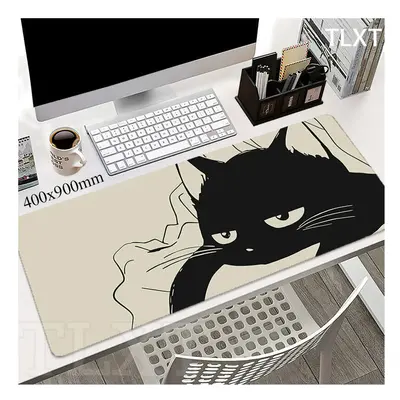 (7, 1000x550x3mm) Mouse Pads Cute Cat Computer Mousepad Company Desk Pad 100x50cm Large Kawaii M