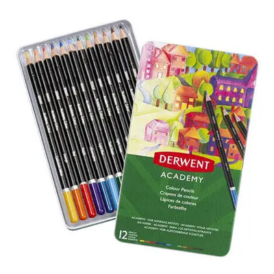 Derwent Academy Coloured Pencil (12pcs)