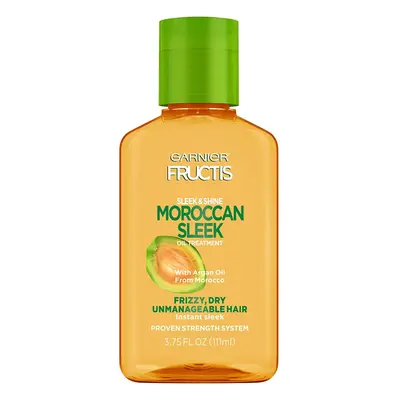 Garnier Fructis Sleek & Shine Moroccan Sleek Oil Treatment, Frizzy, Dry Hair, 3.75 fl. oz.