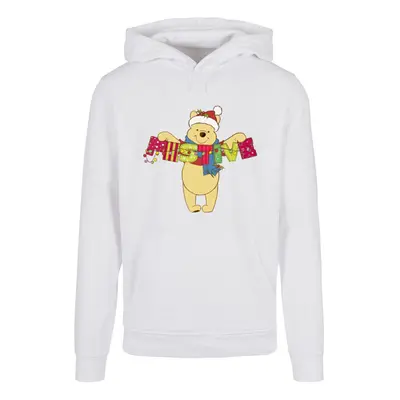 (S, White) Disney Womens/Ladies Winnie The Pooh Festive Hoodie