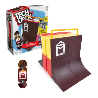 Tech Deck , Vert Wall 2.0, X-Connect Park Creator, Customizable and Buildable Ramp Set with Excl