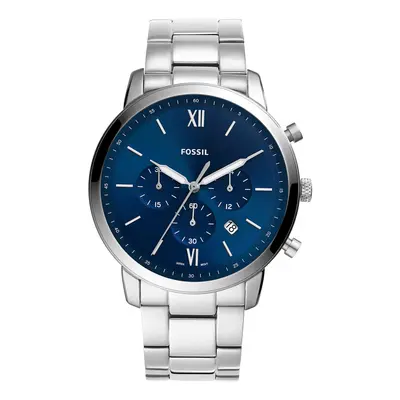 Fossil Men's Neutra Quartz Stainless Steel Chronograph Watch Color: