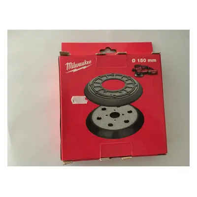 Milwaukee 150mm Sanding Pad with holes and rubber guards