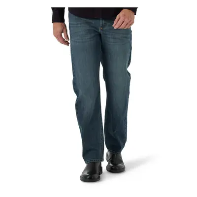 Wrangler Mens Free-to-Stretch Relaxed Fit Jean Marine 31W x 30L