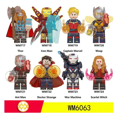 Fit Lego Avengers Ironman Thor Dr.Strange Minifigures Kids Toys Gifts