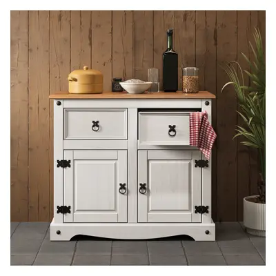 Corona White Door Sideboard