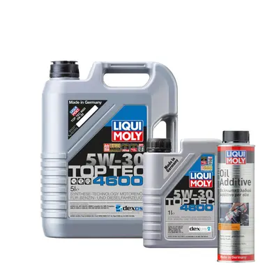 6L LIQUI MOLY TOP TEC 5W30 Engine Oil SN CF BMW LL + Oil Additive 300ml