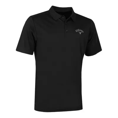 (M, Caviar) Callaway Golf Tournament Opti-Dri Left Chest Logo Polo Shirt