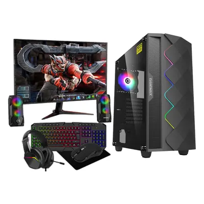 Fast Gaming Intel i5 16GB RAM 1TB HDD& 128GB SSD GT730 4GB 22" Monitor PC Bundle & Speaker