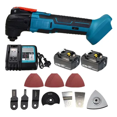 Oscillating MultiTool+Blade+2Battery+Charger-Makita Battery Compatible