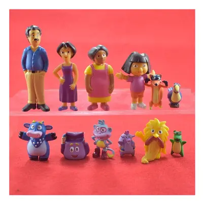 12Pcs Dora The Explorer Figure Set Toy Playset/Cake Topper Figurines Of Toys