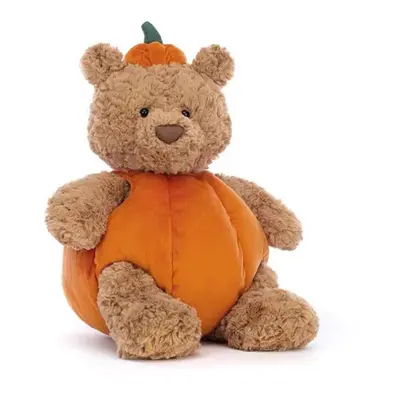 13.7in Pumpkin Bears Plush Doll Kid Plush Soft Toys Sleep Hug Pillow Dolls Gift