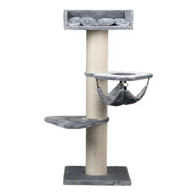 RHRQuality Cat Tree Royalty Crown Light Grey