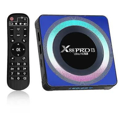 X88 Pro Ultra Hd 8k Tv Box 4gb 32gb Android 13.0 Smart Tv Box With Remote Control - Eu Plug