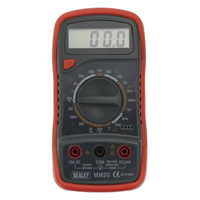 8 Function Digital Multimeter with Thermocouple - Leads & Probes - Heavy Duty