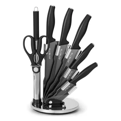 NETTA Piece Kitchen Knife Set with Clear Block