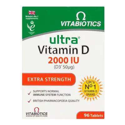 Vitabiotics Ultra Vitamin D3 IU Tablets 96's