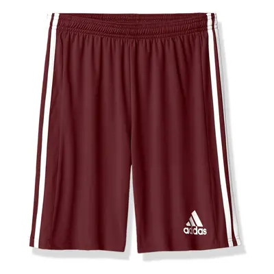 adidas boys Squad Shorts Team Maroon/White Large