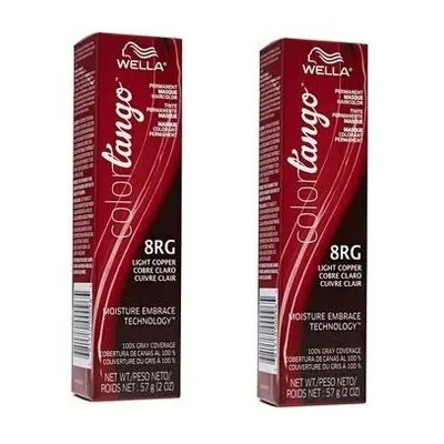 (8RG â pack of ) Wella Color Tango 8RG Light Copper Permanent Haircolor